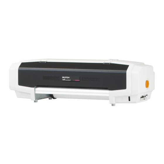 MUTOH Valuevet VJ-628X Maintenance Manual