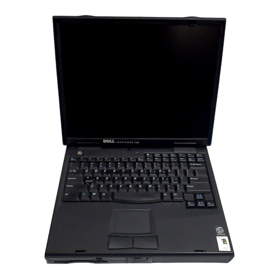 Dell Inspiron 7500 Getting Started