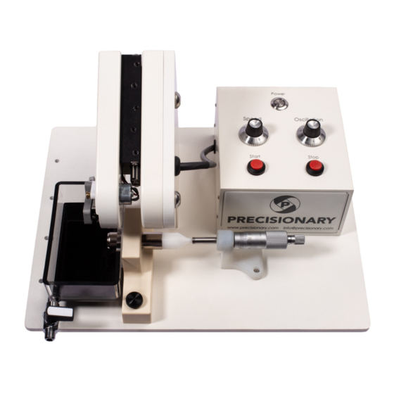 Precisionary Compresstome VF-210-0Z User Manual