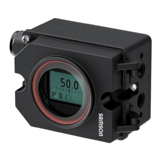 Samson 3725 Series Mounting And Operating Instructions