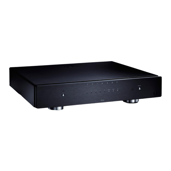 Primare NP30 User Manual