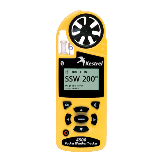 Kestrel 4500 NV Instruction Manual