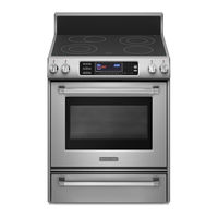 KitchenAid KESS908SPW - 30 Inch Slide-In Electric Range Use And Care Manual
