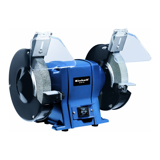 EINHELL BT-BG 175 Operating Instructions Manual