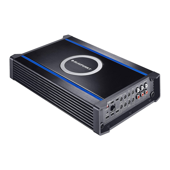 Blaupunkt GTA 470 DSP Installation & Connection Manual