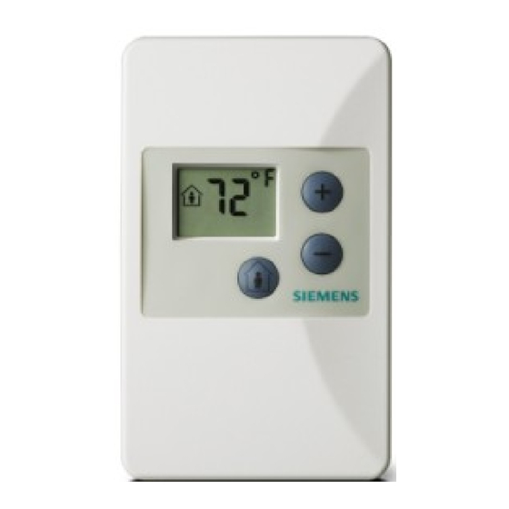 Siemens QAA2290.EWSC Installation Instructions
