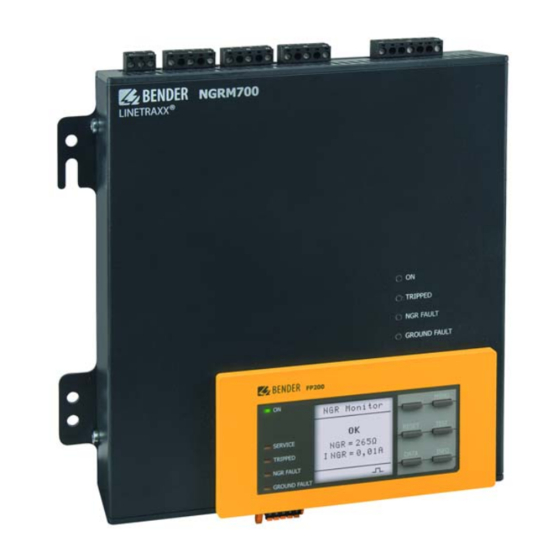 Bender NGRM700 Manual