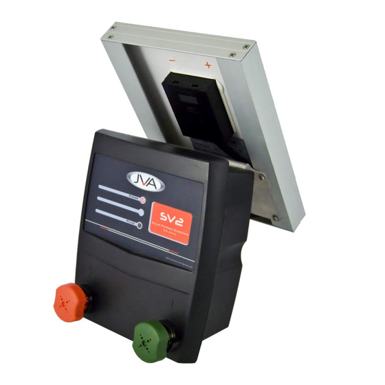 JVA SV2 Quick Start User Manual
