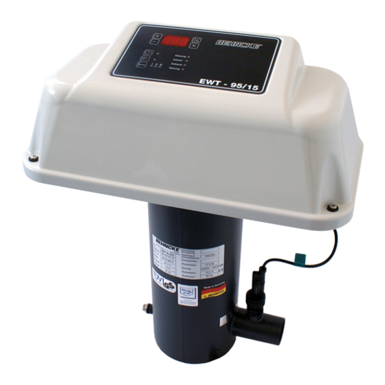 Behncke EWT 95-15 Installation Instruction