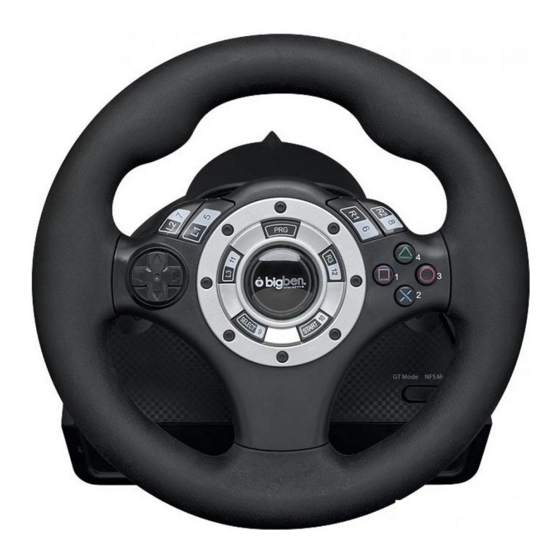 Bigben Racing Wheel Deluxe Manual