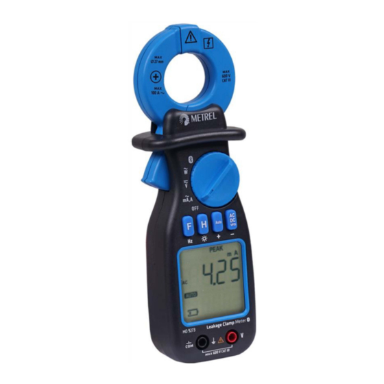 METREL Elma Instruments MD 9273 Instruction Manual