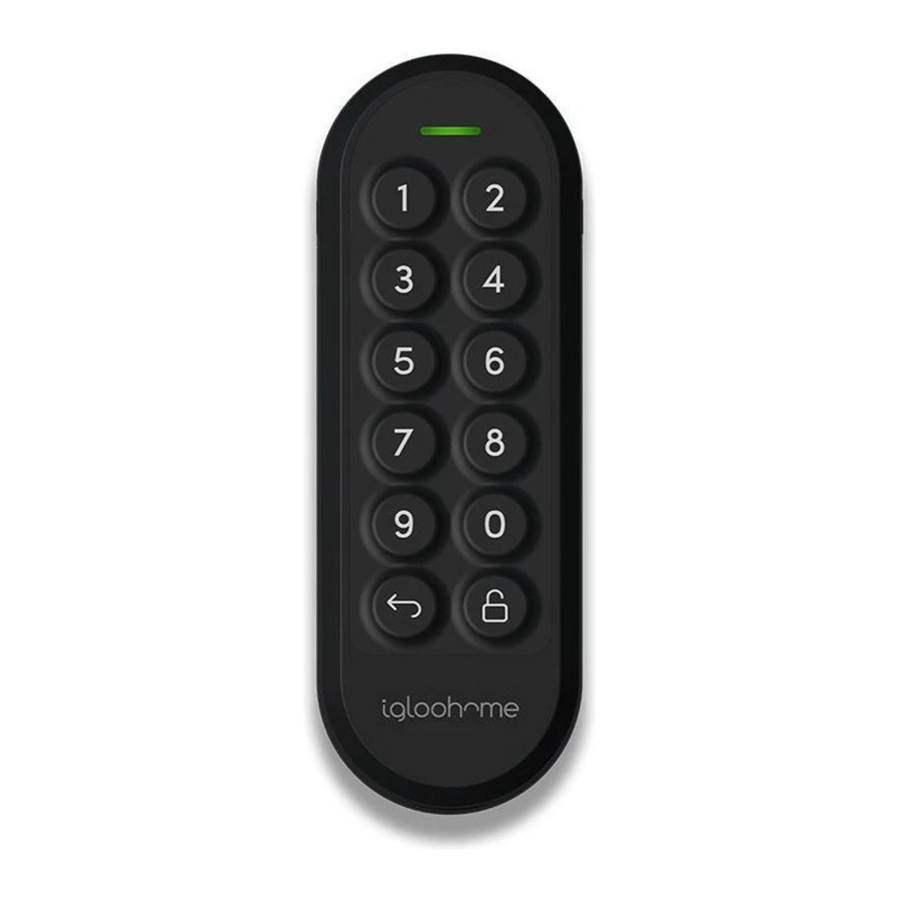 igloohome Keypad (EK1) - Smart Lock Manual