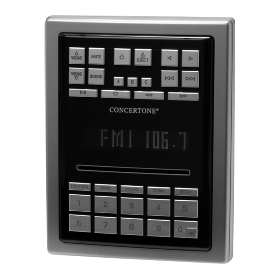 Concertone ZX300 Operating Instructions Manual