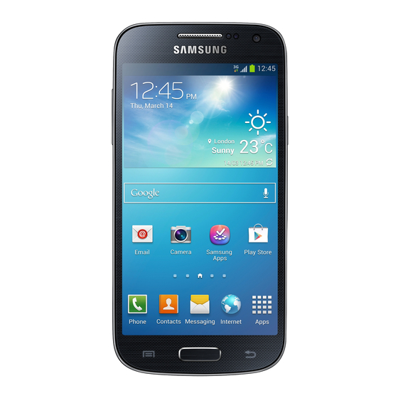 Samsung Galaxy S 4 mini User Manual