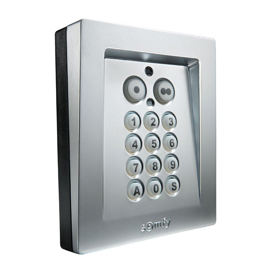 SOMFY KEYPAD METAL io Manual