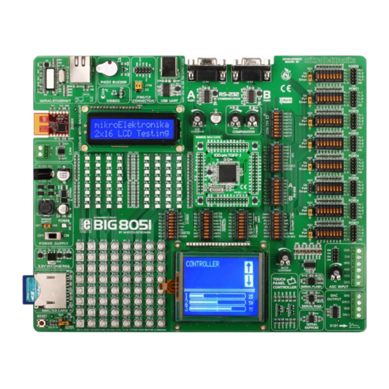 mikroElektronika BIG 8051 User Manual