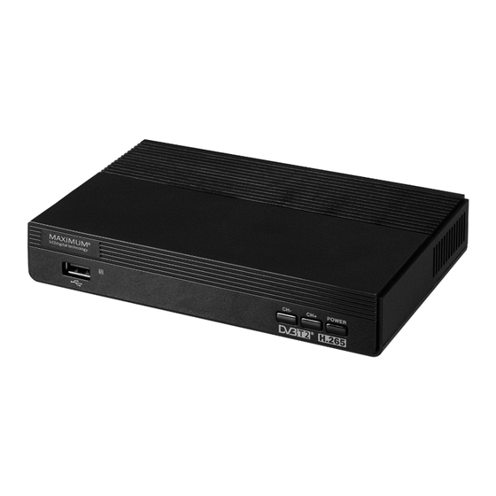 Maximum XO-110T User Manual
