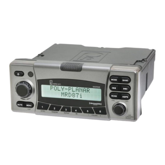 poly-planar MRD87i IPX6 Manuals
