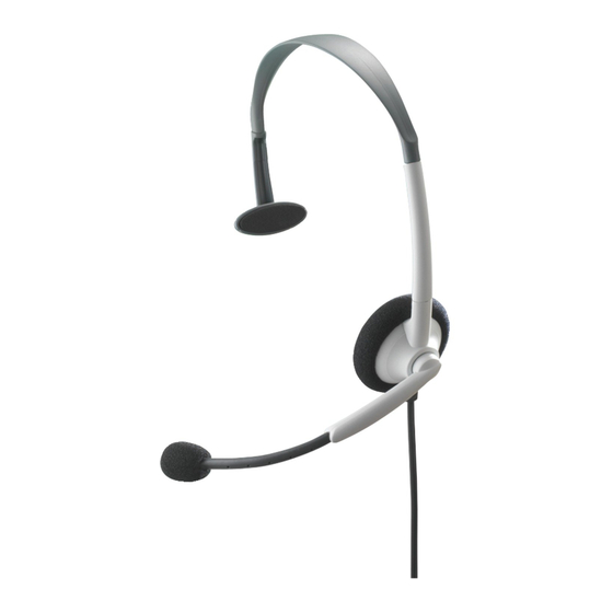 Microsoft Xbox 360 Headset Quick Start Manual