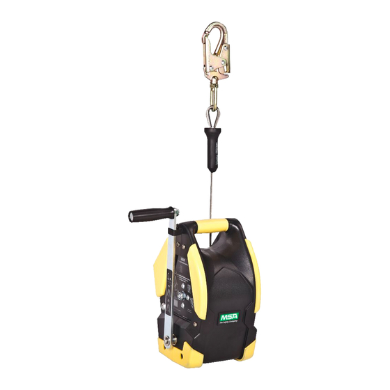 MSA Workman Winch User Instructions
