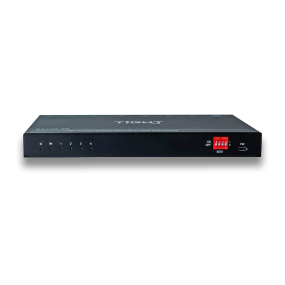 TiGHT AV DA-H4A-DS Quick Start Manual