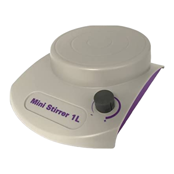 Heathrow Scientific Mini Stirrer 1L Instruction Manual