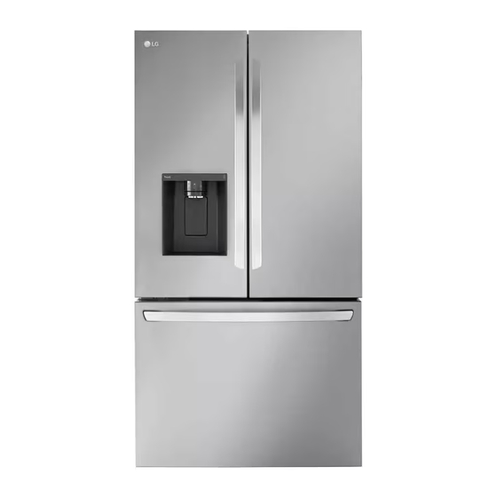 User Manuals: LG LRFOC2606 Series Refrigerator