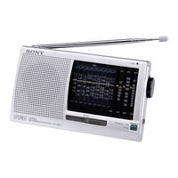 Sony ICF ICF-SW11 Operating Instructions Manual
