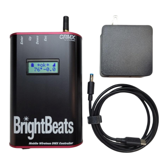 BrightBeats Mobile Wireless DMX Controller Manuals