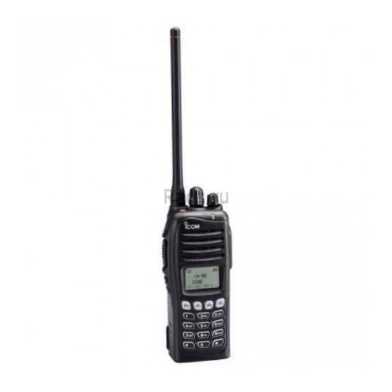 Icom IC-F4060 Series Service  Manual Addendum
