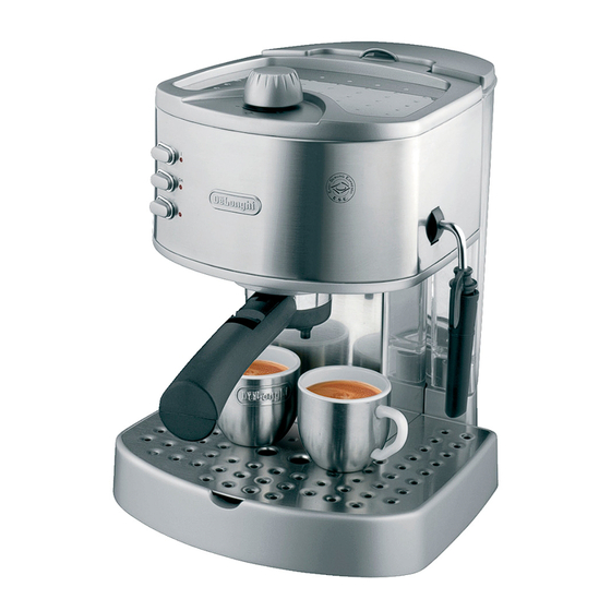 DeLonghi Coffee maker Manual