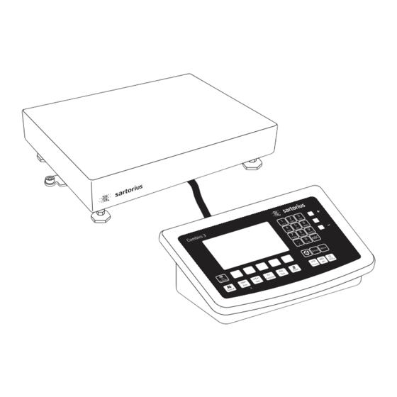 Sartorius Combics CAW3P Operating Instructions Manual