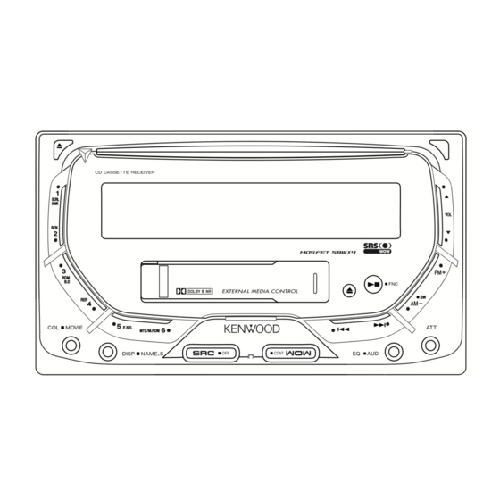 Kenwood DPX-MP4070 Service Manual