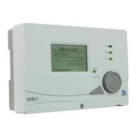 Technische Alternative UVR65 Programs, Installation, Electric Connection User Manual