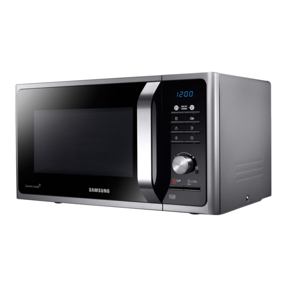 User Manuals: Samsung MS23F301TA Series Microwave Oven