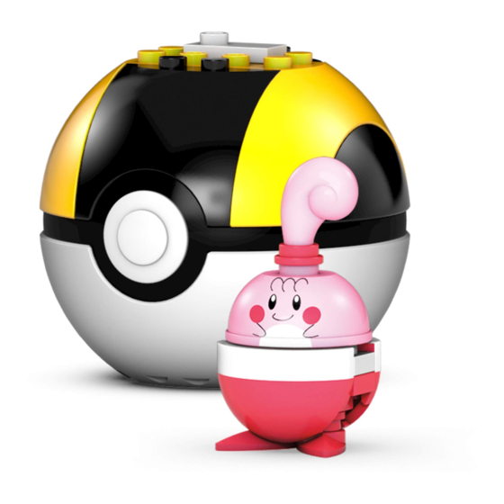 Mega Construx Wonder Builders Pokemon Happiny Manual