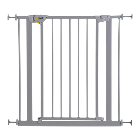 Hauck Squeeze Handle Safety Gate Instructions For Use Manual