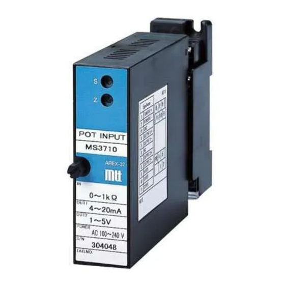 MTT MS3710 User Manual