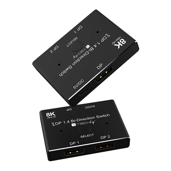 Techly IDATA DP-2DP-8KT Manual