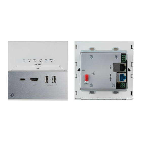 User Manuals: Kramer EXT3-C-WP-XR-T Transmitter