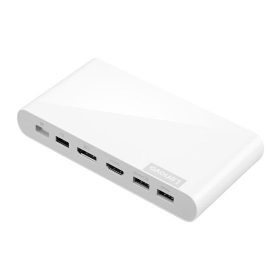 Lenovo 500 USB-C Universal Dock User Manual
