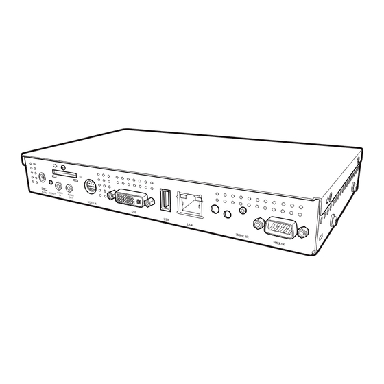 Optoma SignShow D5000 Signage Processor Manuals