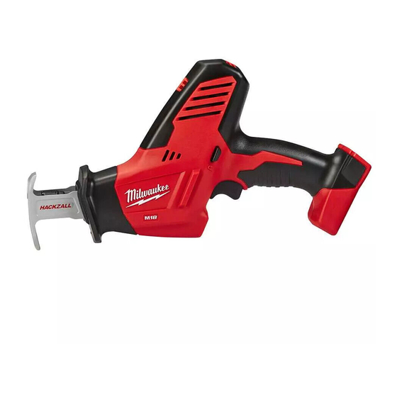 Milwaukee M18 Operator's Manual