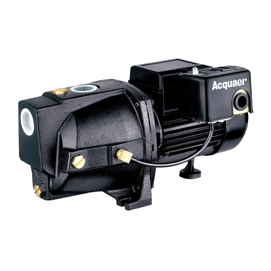 Acquaer SJC050 Owner's Manual