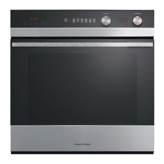 Fisher & Paykel OB60SC7CEPX1 Manuals