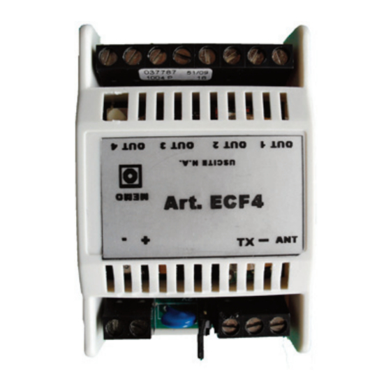 Elvox ECF4 Manuals