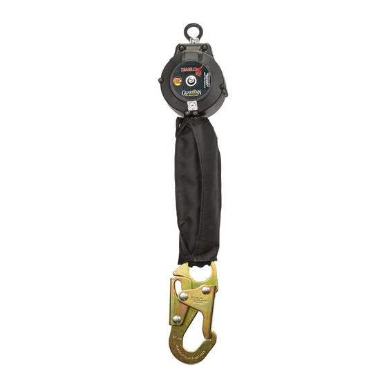 Guardian Fall Protection Diablo 2.0 Tie-Back SRL Instruction Manual