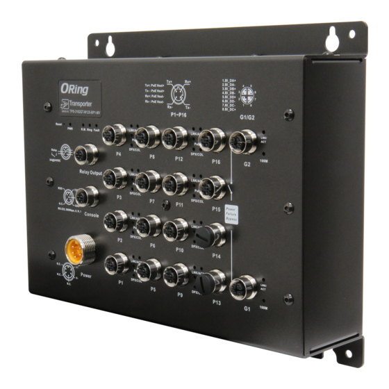 ORiNG Transporter Series Quick Installation Manual