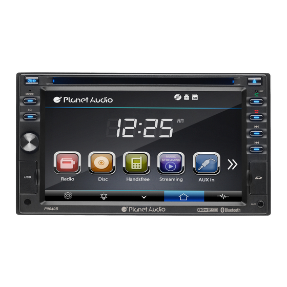 Planet Audio P9640B User Manual