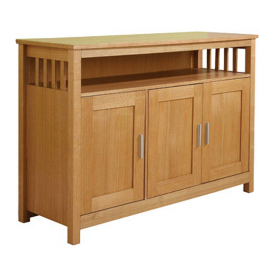 Mountrose ASHFORD 3 DOOR SIDEBOARD Instructions Manual